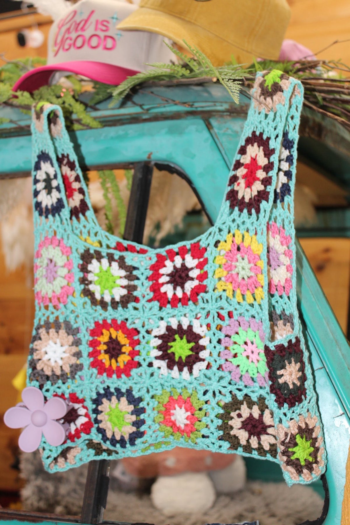 Crochet Patchwork Tank Top