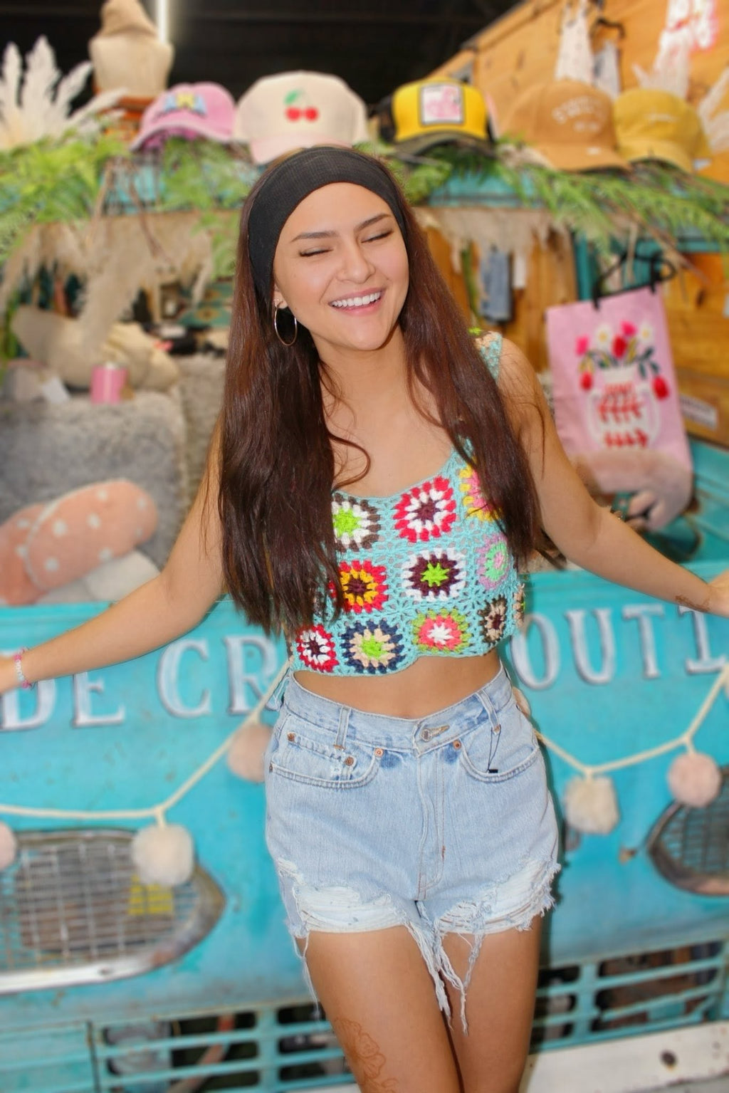 Crochet Patchwork Tank Top