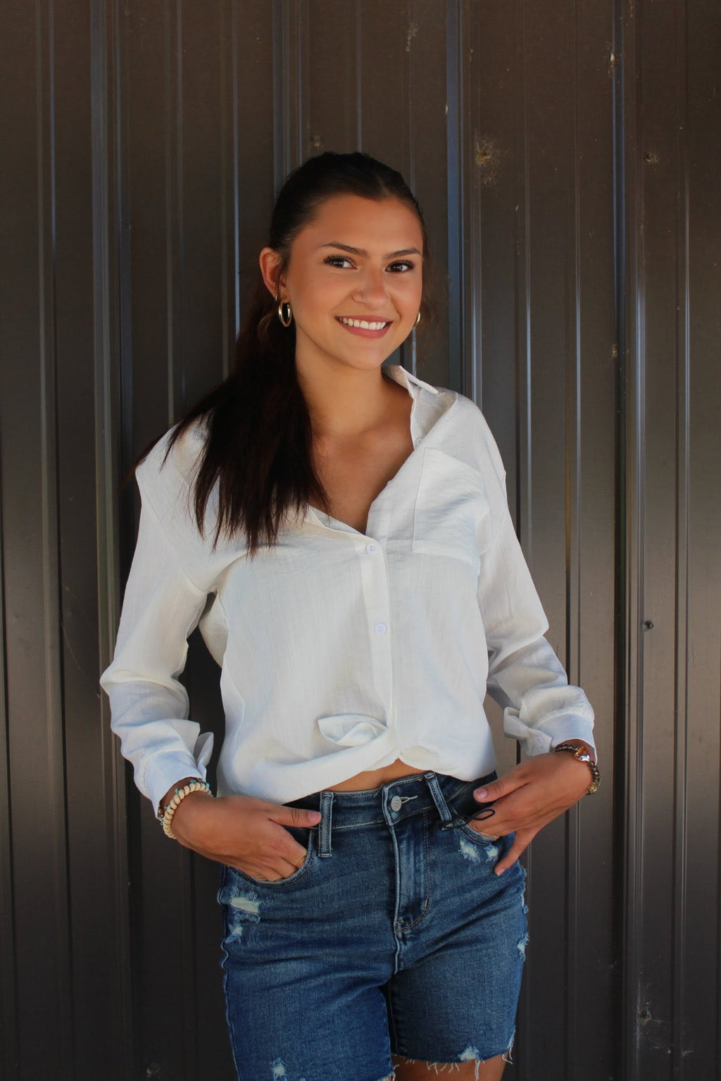 White Button Up