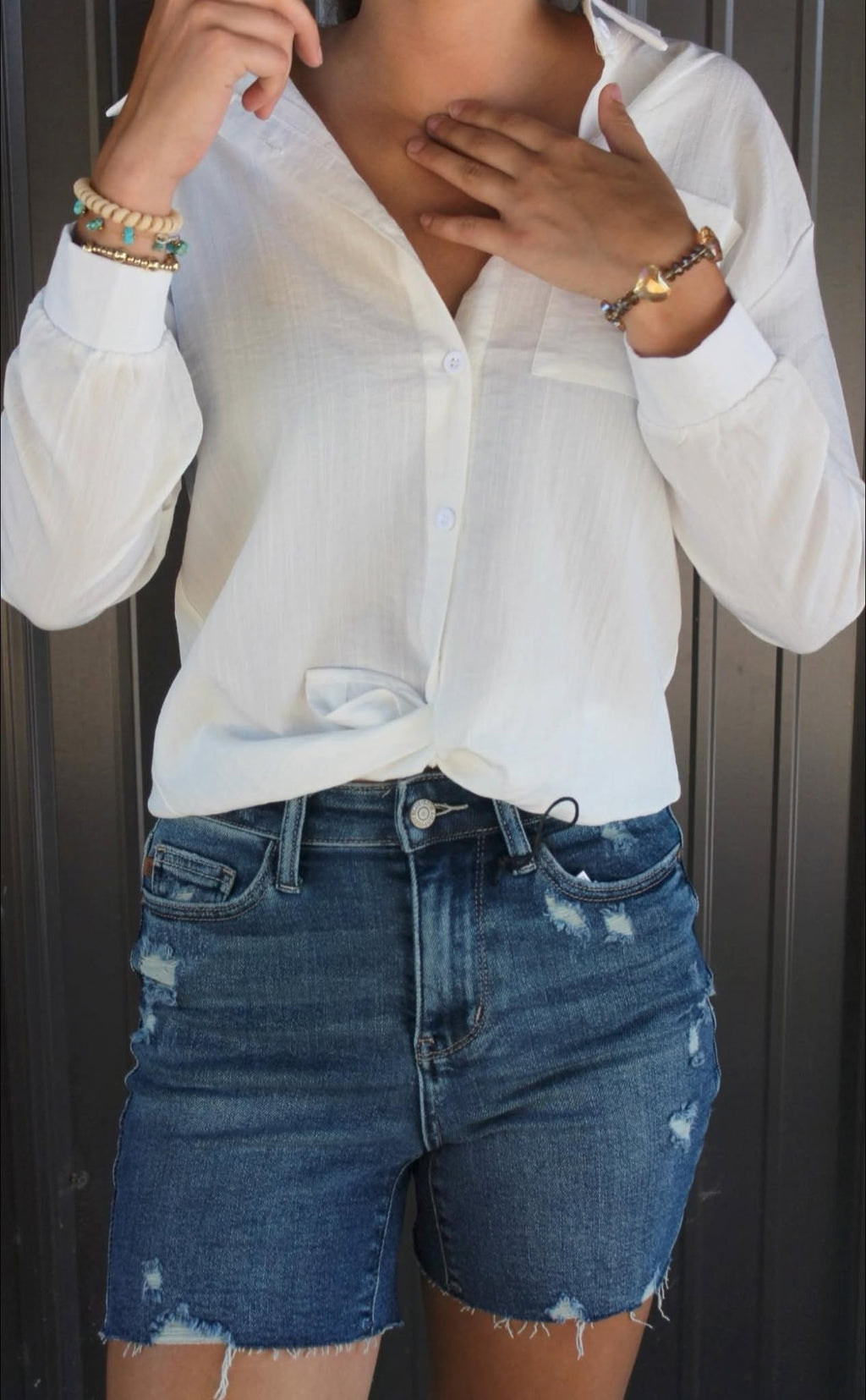 White Button Up