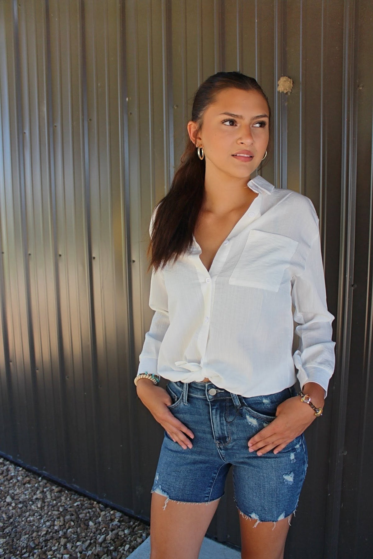 White Button Up